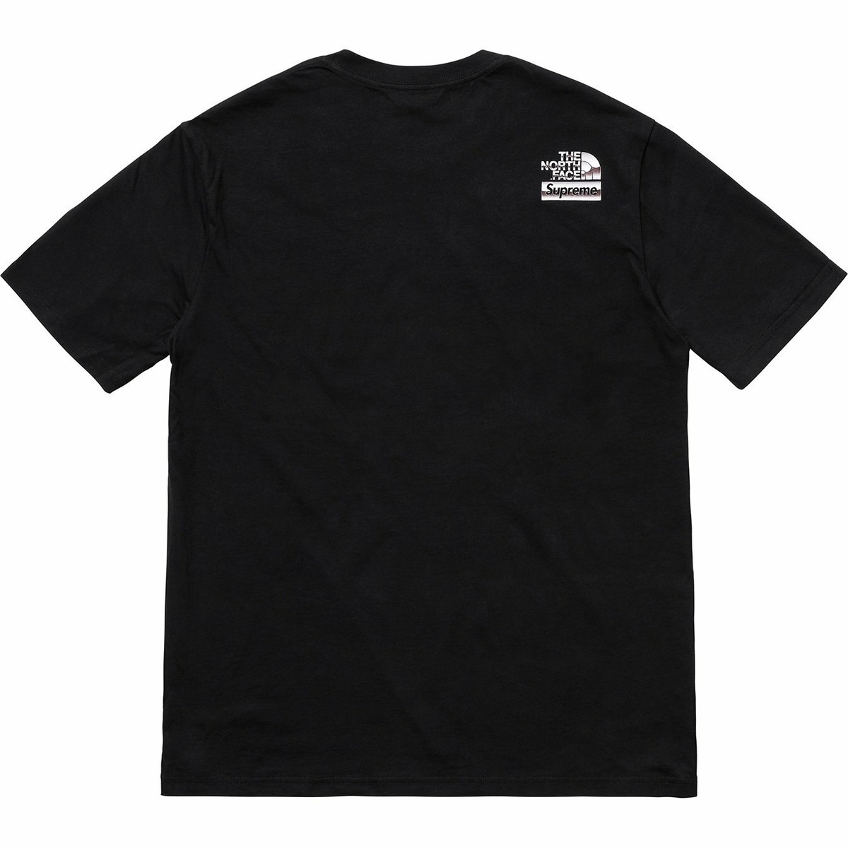 Supreme x The North Face Metallic Logo Tee Black (NF0A3RTUJK3) Men