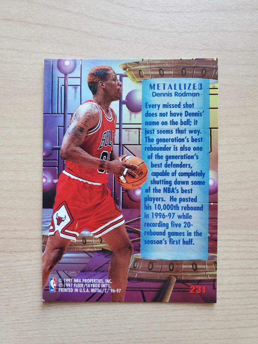 その他 NBA 50topps 1996-97#176dennis rodman+1sc その他 NBA 50topps