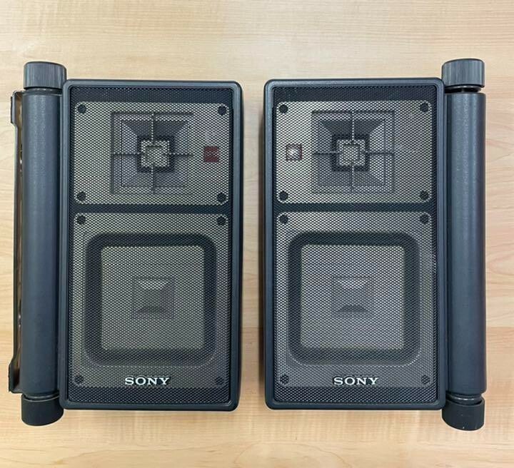 希少】 スタンド付き ソニー APM-X5A スピーカー 連番 ペア SONY 希少