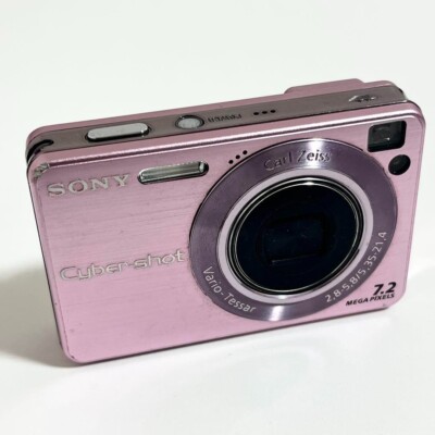 SONY Cyber Shot DSC-W120 7.2MP Compact Digital Camera Pink | eBay