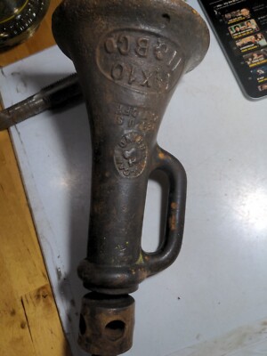 Antique Cast Iron Screw Jack Railroad 13