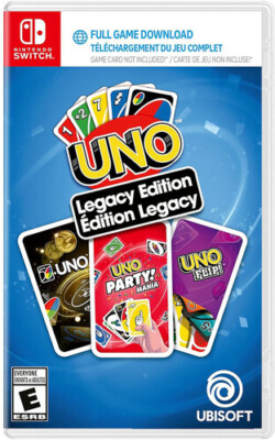 Uno Legacy Code-In-Box (English/French) for Nintendo Switch