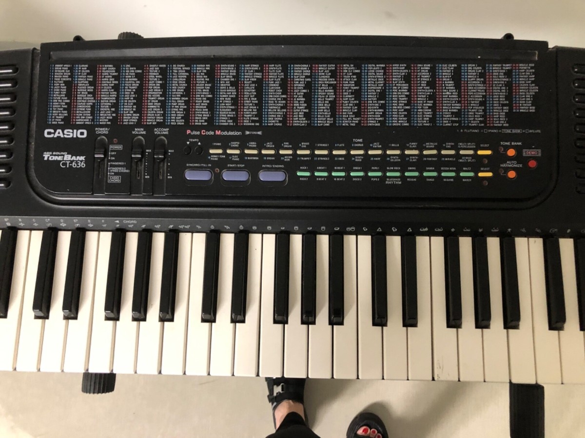 送料無料】CASIO ct-637 電子ピアノ キーボード CASIO Tonebank CT-636