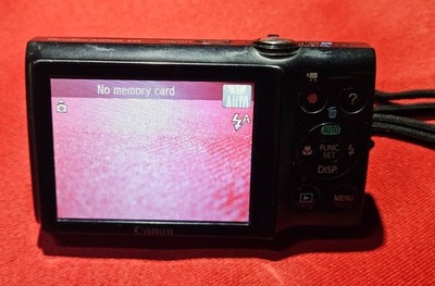 Canon Powershot A2300 IS HD Digital Camera PC1732 Black W/ Case