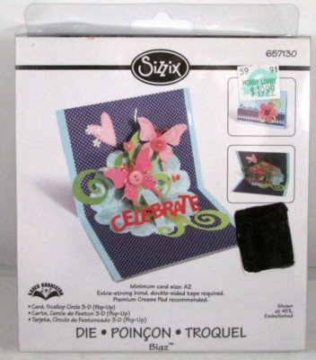 アルバム・スクラップ Sizzix bigz die Coffin Box Rare .660969