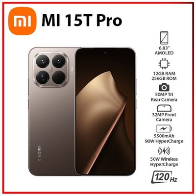 Xiaomi 15T Pro 5G 12GB+256GB MOCHA GOLD Dual SIM Unlocked Android