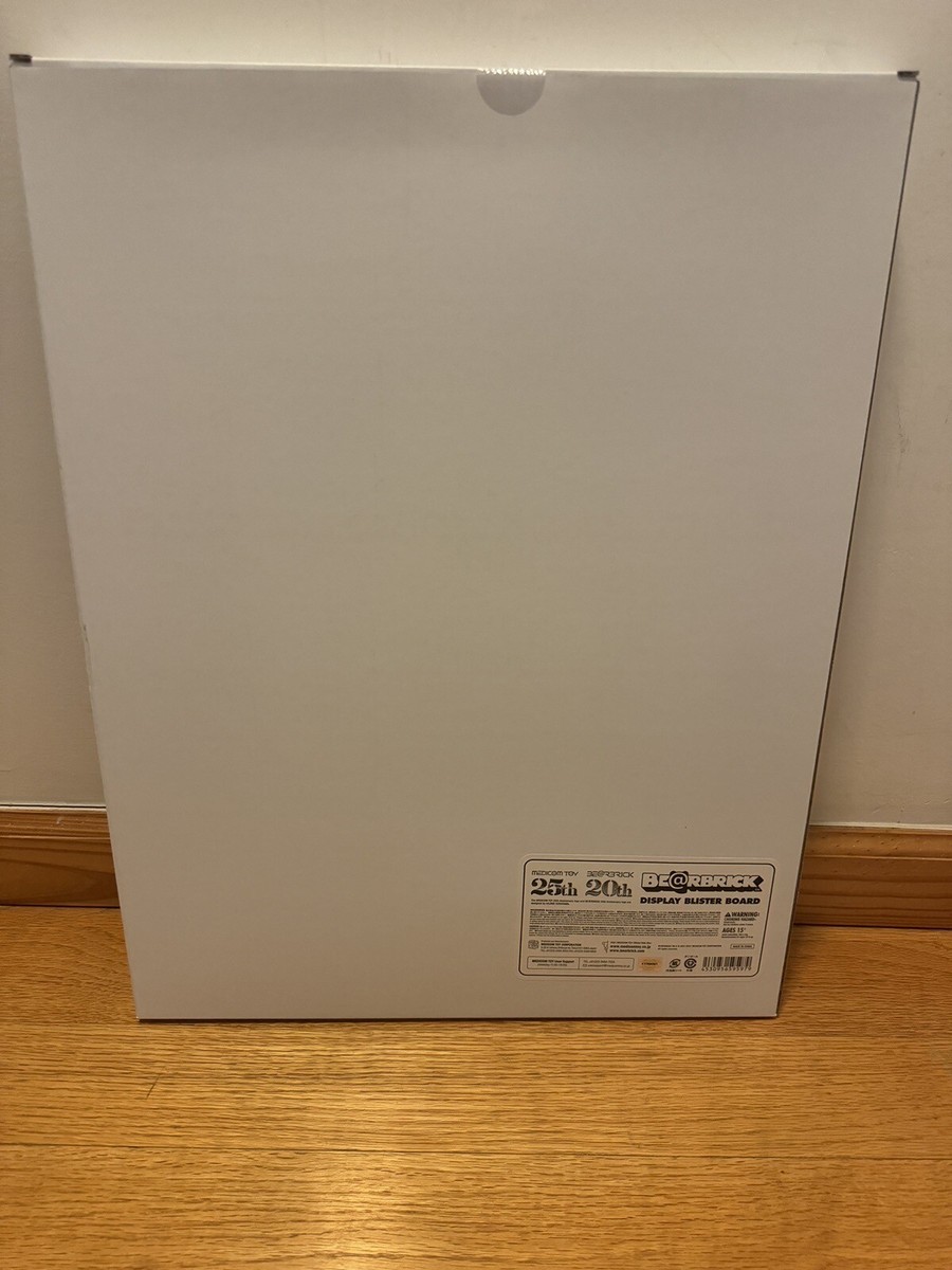 BEARBRICK DISPLAY BLISTER BOARD Medicom Toy 25th Anniversary