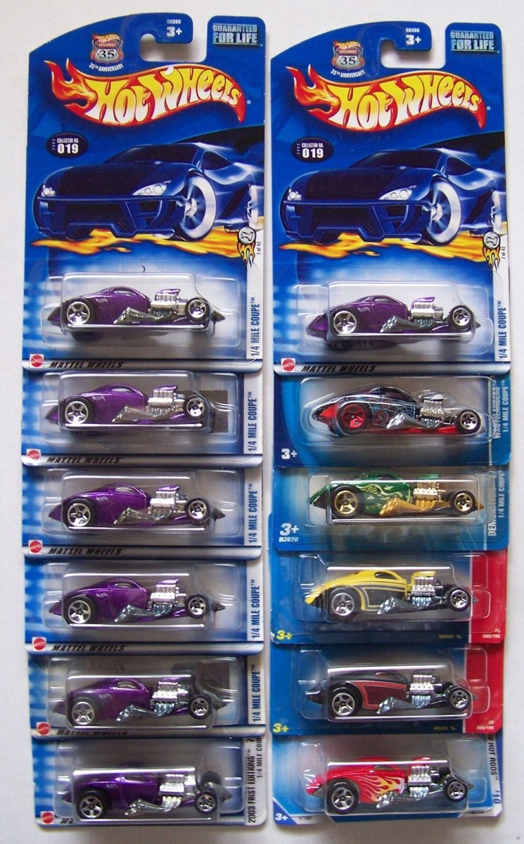 Hot Wheels ¼ Mile Coupe | 6 Cars per lot | eBay
