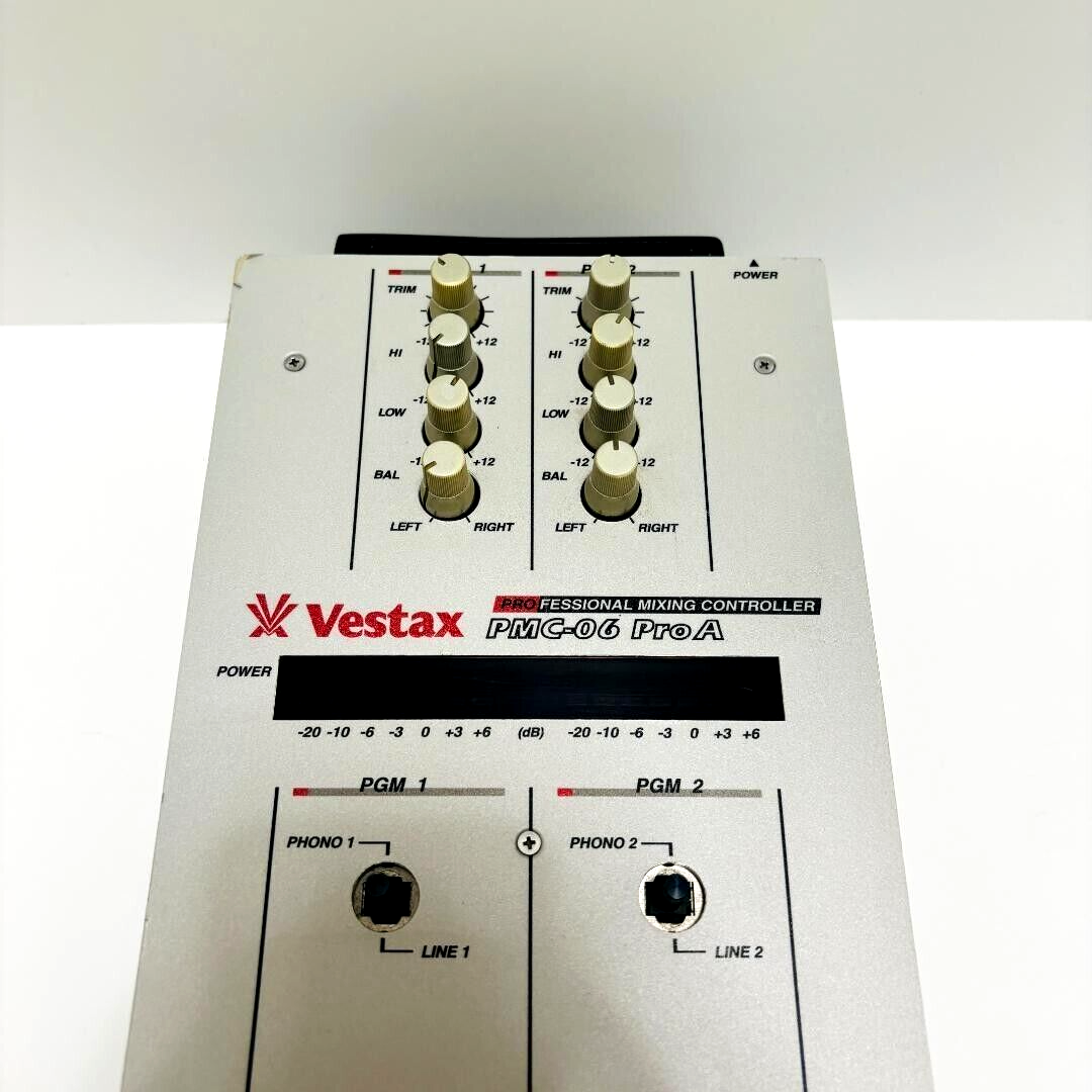 Vestax PMC-06 Pro A Mixtick DJ Mixer Professional Mixing