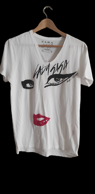 Zara Lady Gaga Born This Way 2011 Concert Tour White T-Shirt