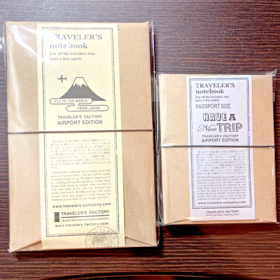 TRAVELERS FACTORY Notebook Narita Airport Edition SET of Regular