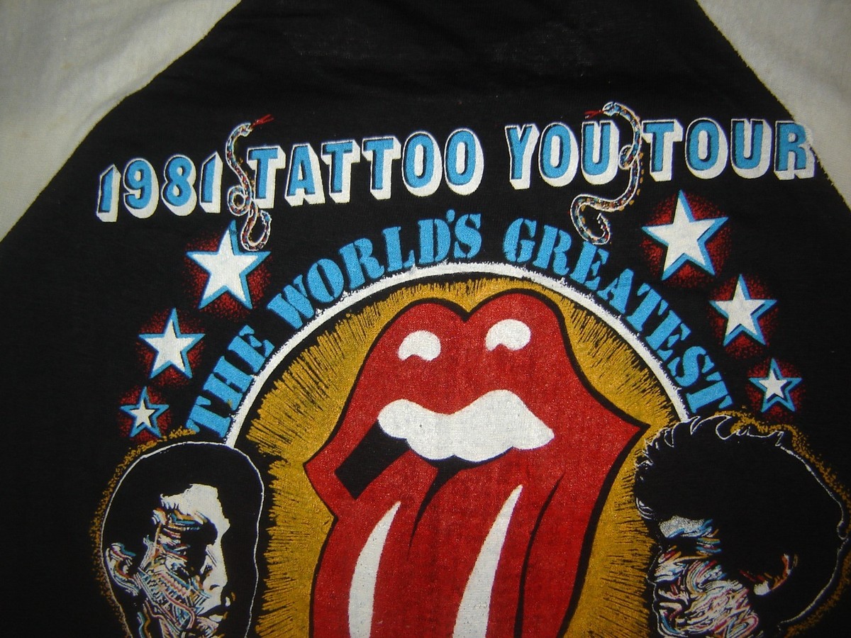 ビンテージ ストーンズ tattoo you '81 tour ベースボールT ビンテージ