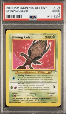 ポケモンカード shining celebi 1ed 106/105 英語版 a Shining Celebi