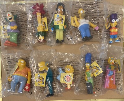 2000 Simpsons Burger King Kids Toys - Complete Collection Of 10 | eBay