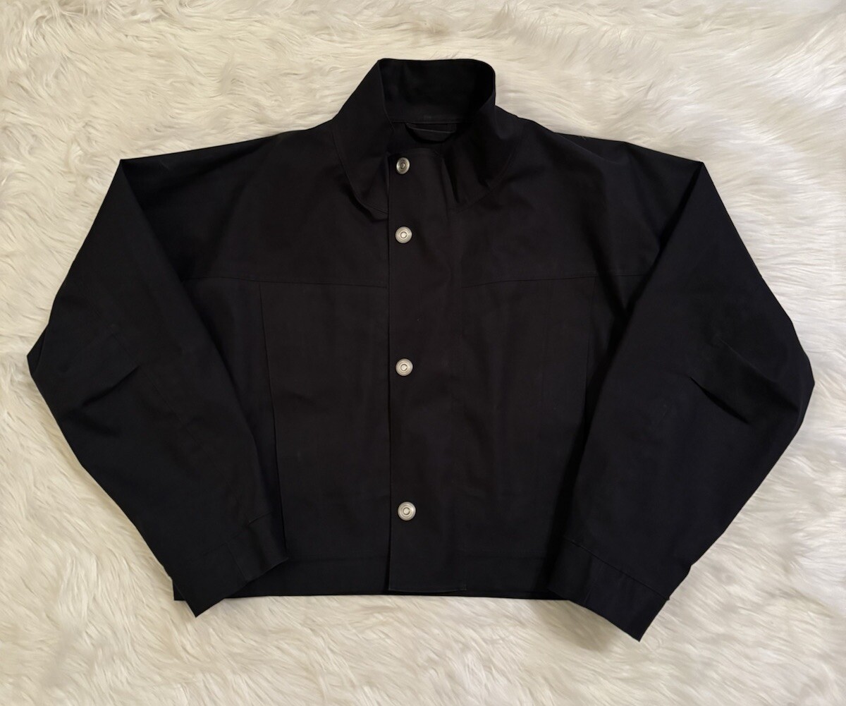 Kiko Kostadinov Mackintosh 0002 Bonded Cropped Jacket Black Small