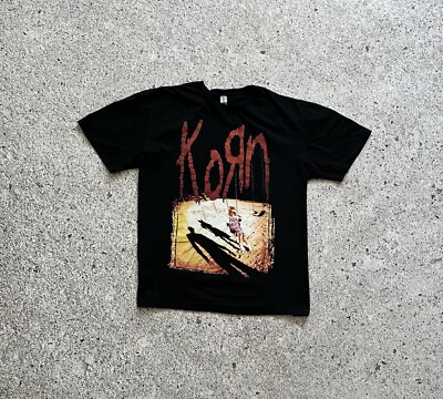 KORN Tシャツ ネイビー XL コーン BIG EYES KORN Tシャツ ネイビー XL