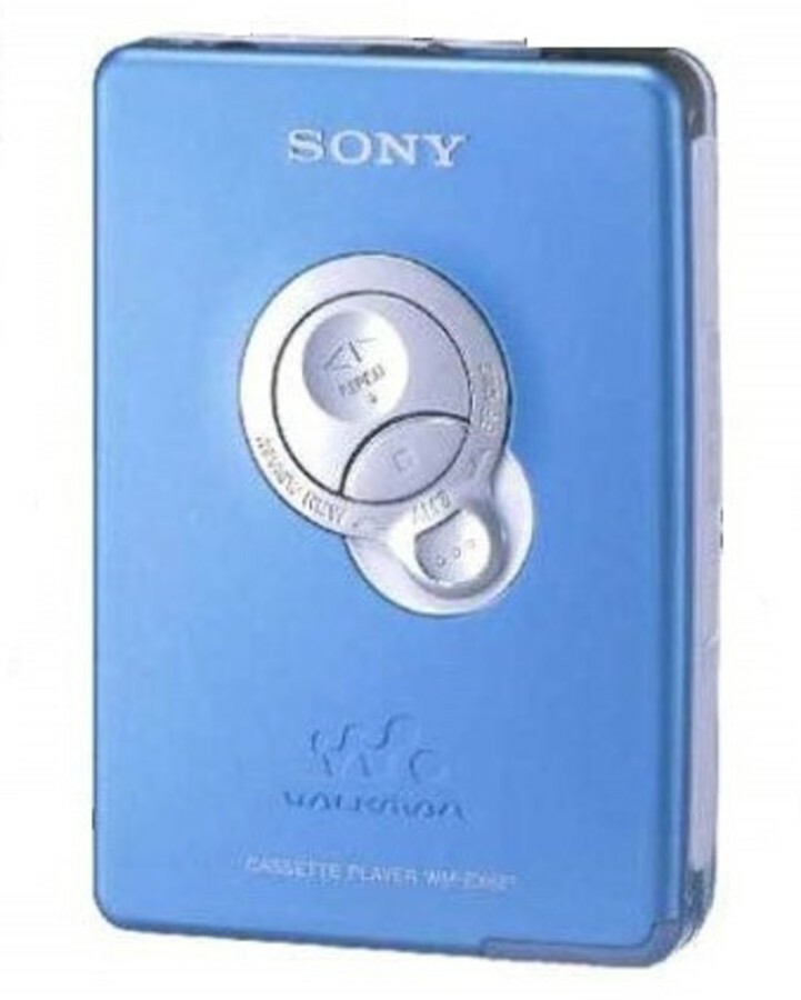 Sony Walkman Portable Stereo Cassette Player - Blue - Used (WM-EX