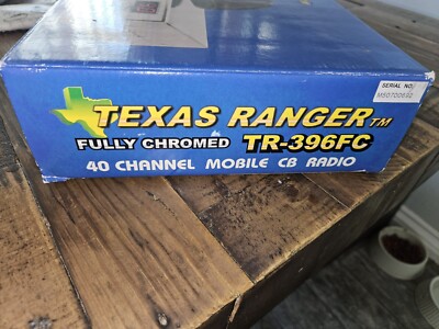 Texas Ranger Tr-396fc 40 Channel Mobile Cb Radio Fully Chromed