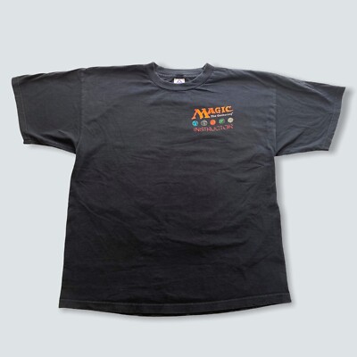 Vintage Magic The Gathering Card Game INSTRUCTOR T-shirt Size XL