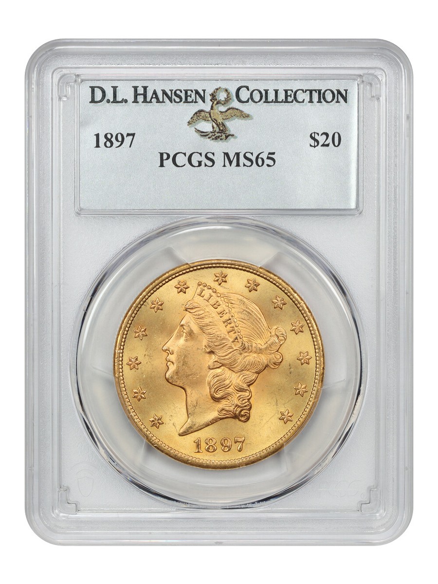 1897 $20 PCGS MS65 ex: D.L. Hansen | eBay