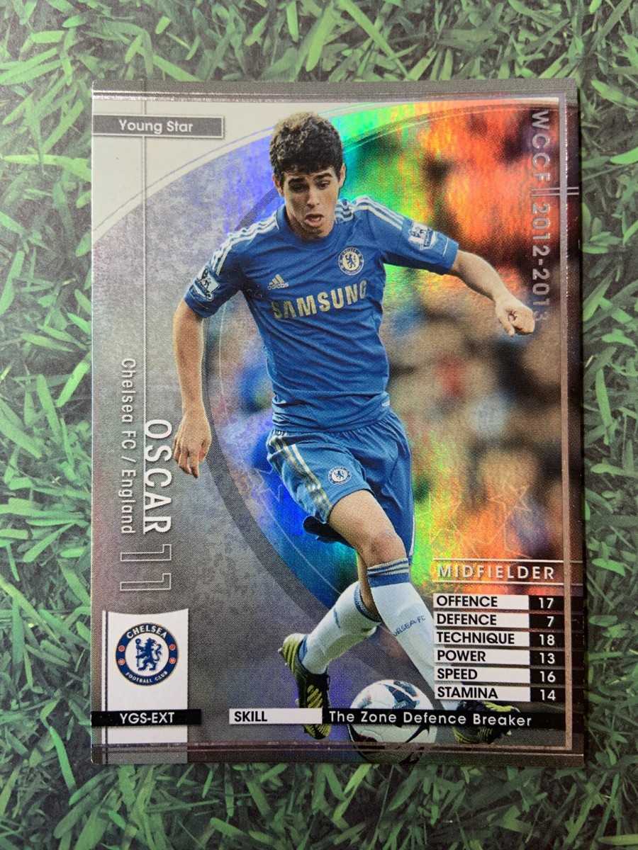 Panini WCCF 2012-13 Oscar Chelsea FC Extra Refractor Soccer card