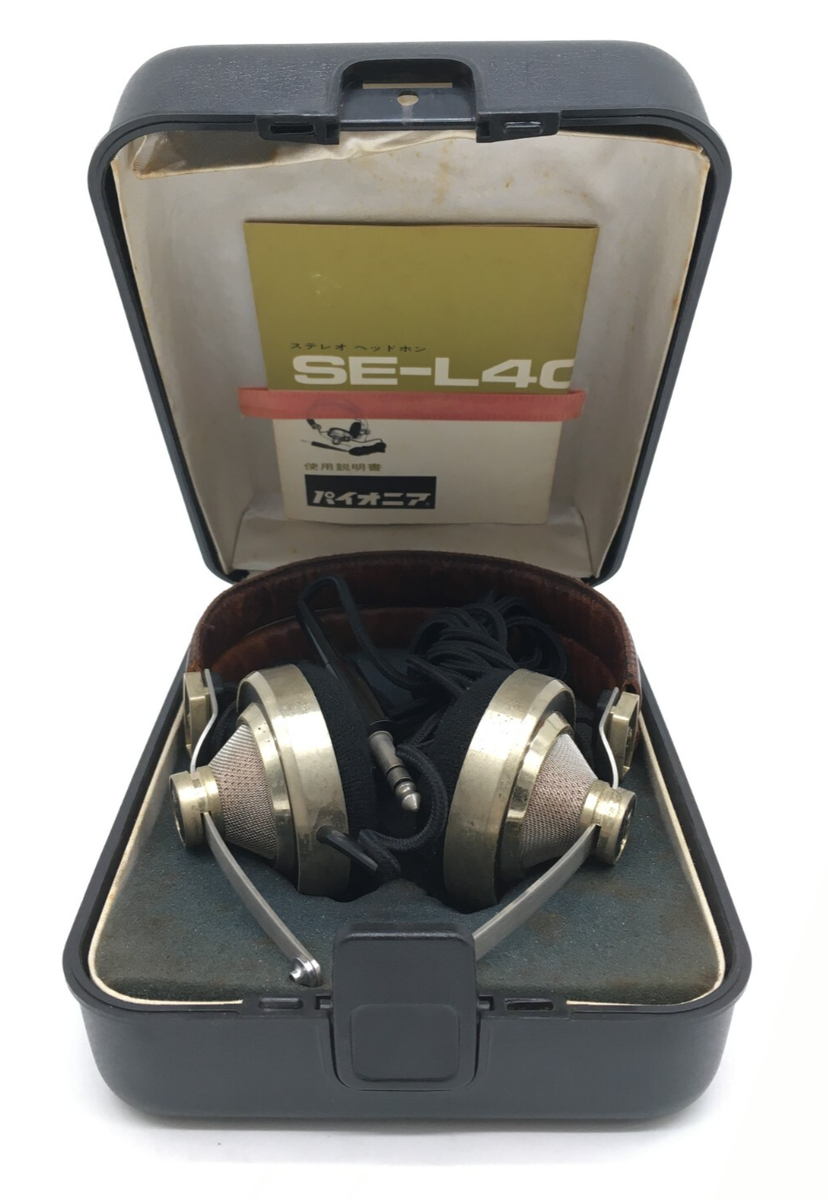 要修理 PIONEER ヘッドホン SE-L40 ケース付き 要修理 PIONEER