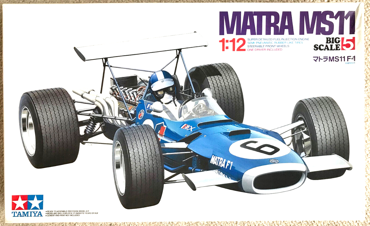 TAMIYA 1/12 MATRA MS11 F1 Racing Car Plastic Model Kit Big Scale