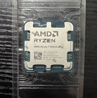 AMD RYZEN 7 9800X3D CPU 8 Cores 16 Threads Desktop Processor | eBay