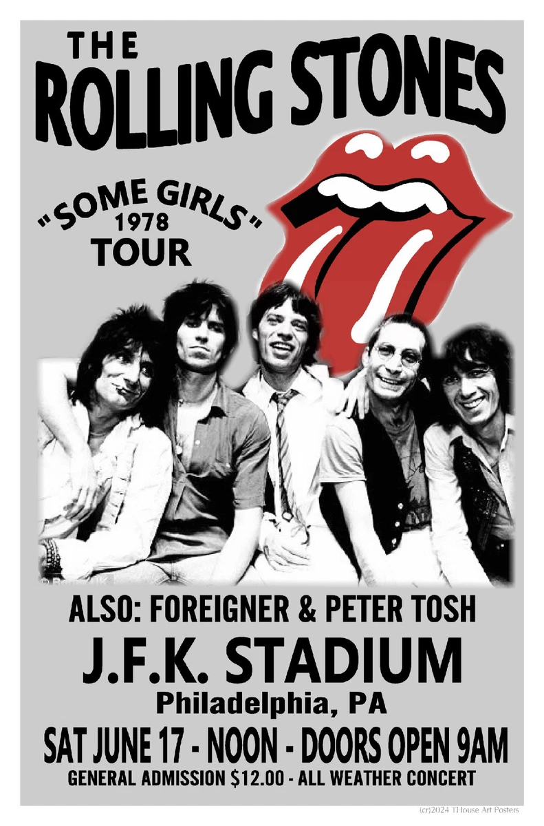 The Rolling Stones 超大判ツアーポスター Rolling Stones Deluxe