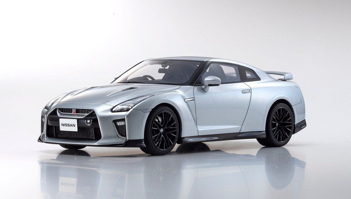 1:18 2020 Nissan GT-R R35 -- Silver -- Kyosho Samurai | eBay