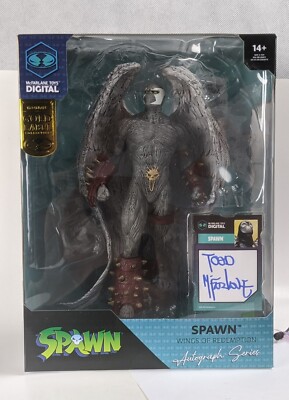Spawn Wings Of Redemption McFarlane Autograph Statue Gold Label