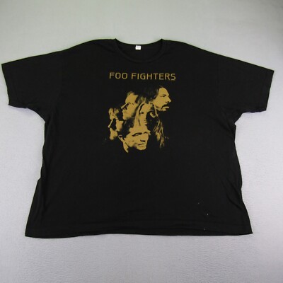 Foo Fighters Shirt Mens XXL Black Dave Grohl Crewneck Rock Band