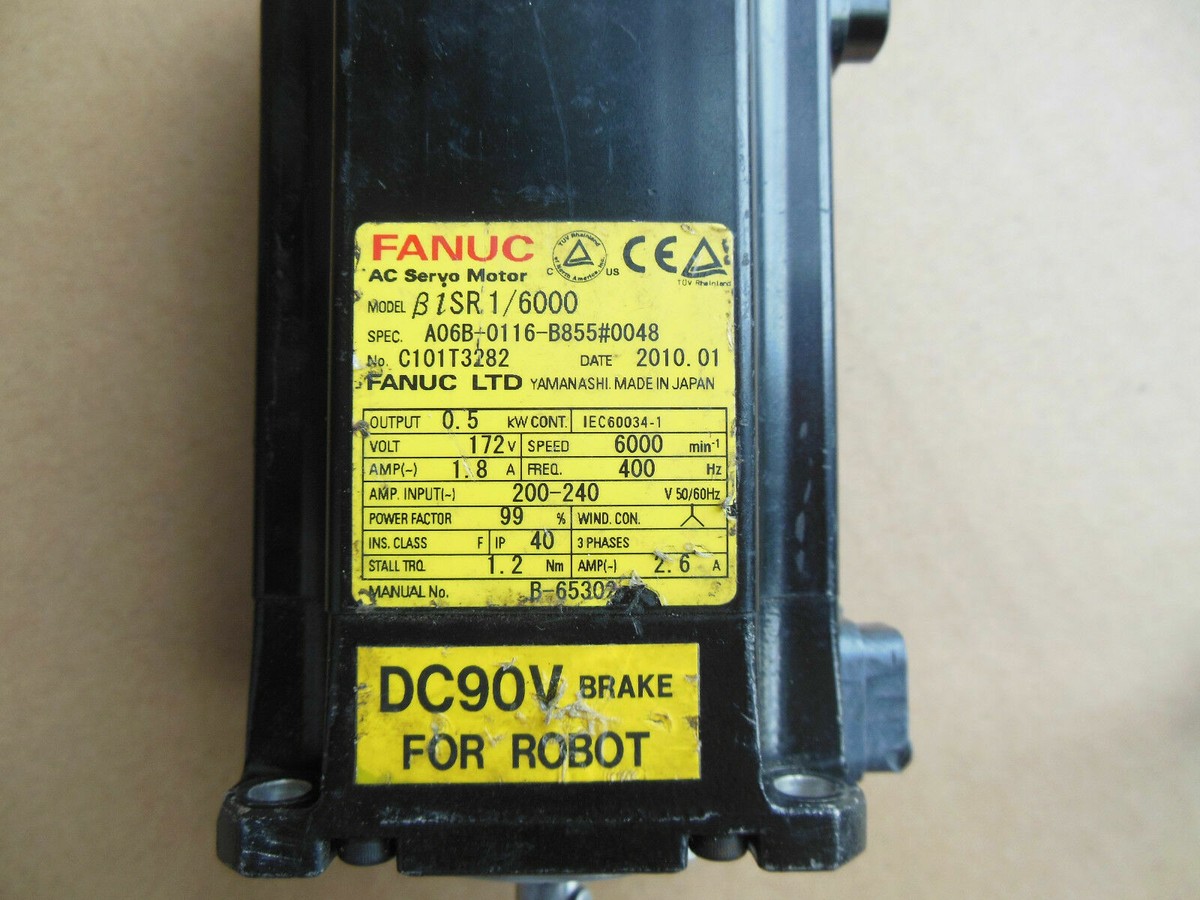 Fanuc A06B-0114-B855#0048中古サーボモーター 保証付き Fanuc A06B