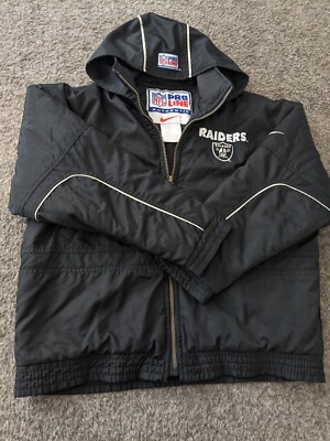 Vintage Nike Oakland Raiders Jacket Youth Medium (10/12) Pro Line