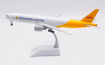 1:200 JC Wings SINGAPORE AIRLINES DHL Boeing B777F 9V-DHA Diecast