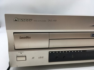 Serviced】Pioneer DVL-919 LD DVD CD Player 100V w/ Remote Manual