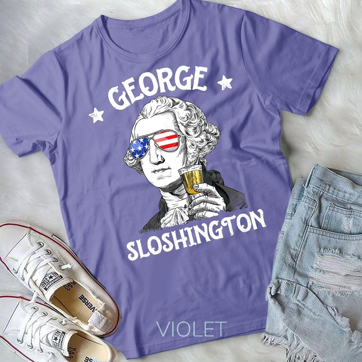 ジョージ ワシントン 缶 キーホルダー USA