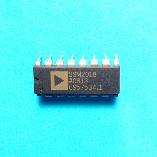 1PCS Controlled Amplifiers IC ANALOG DEVICES DIP-16 SSM2018P
