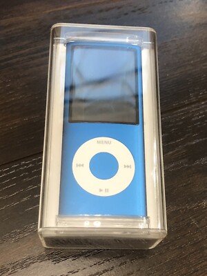 Apple iPod nano 4th Generation 8GB Blue MB732LL/A A1285 NEW | eBay