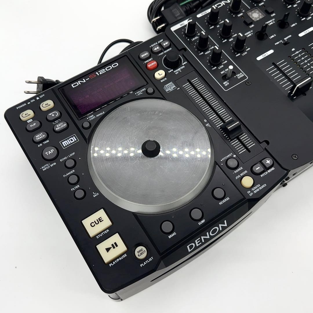 デノン DN-S1200 CDJ 2台セット 説明書付き デノン DN-S1200 CDJ 2台