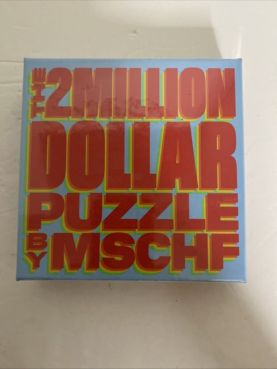 米国販売限定】MSCHF 2MILLION オファー DOLLAR PUZZLE 米国販売限定