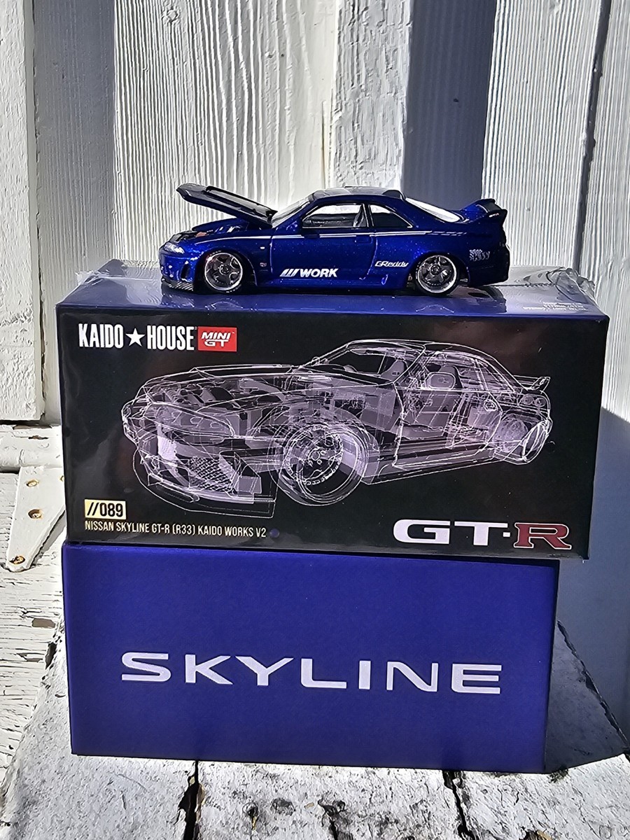 ミニカーアゴーゴー 2024 KAIDO HOUSE LTD R33 未開封 ミニカーア