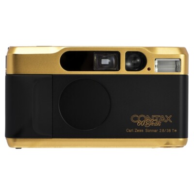CONTAX T2 GOLD 60 YEARS LIMITED EDITION POINT & SHOOT FILM CAMERA