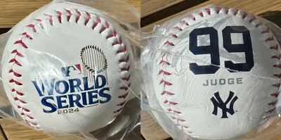 NY YANKEES WORLD SERIES BASEBALL AARON JUDGE #99 MLB RAWLINGS BALL