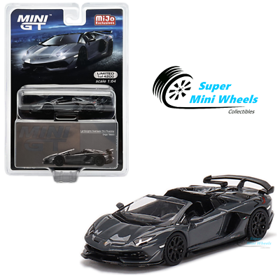 Mini GT 1:64 Lamborghini Aventador SVJ Roadster Griglo Telesto