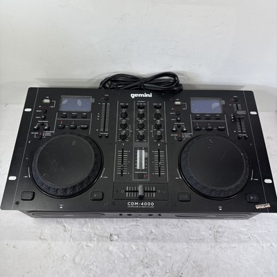 ⚠️AS-IS READ⚠️ Gemini CDM-4000 2-Channel Dual CD/MP3/USB DJ