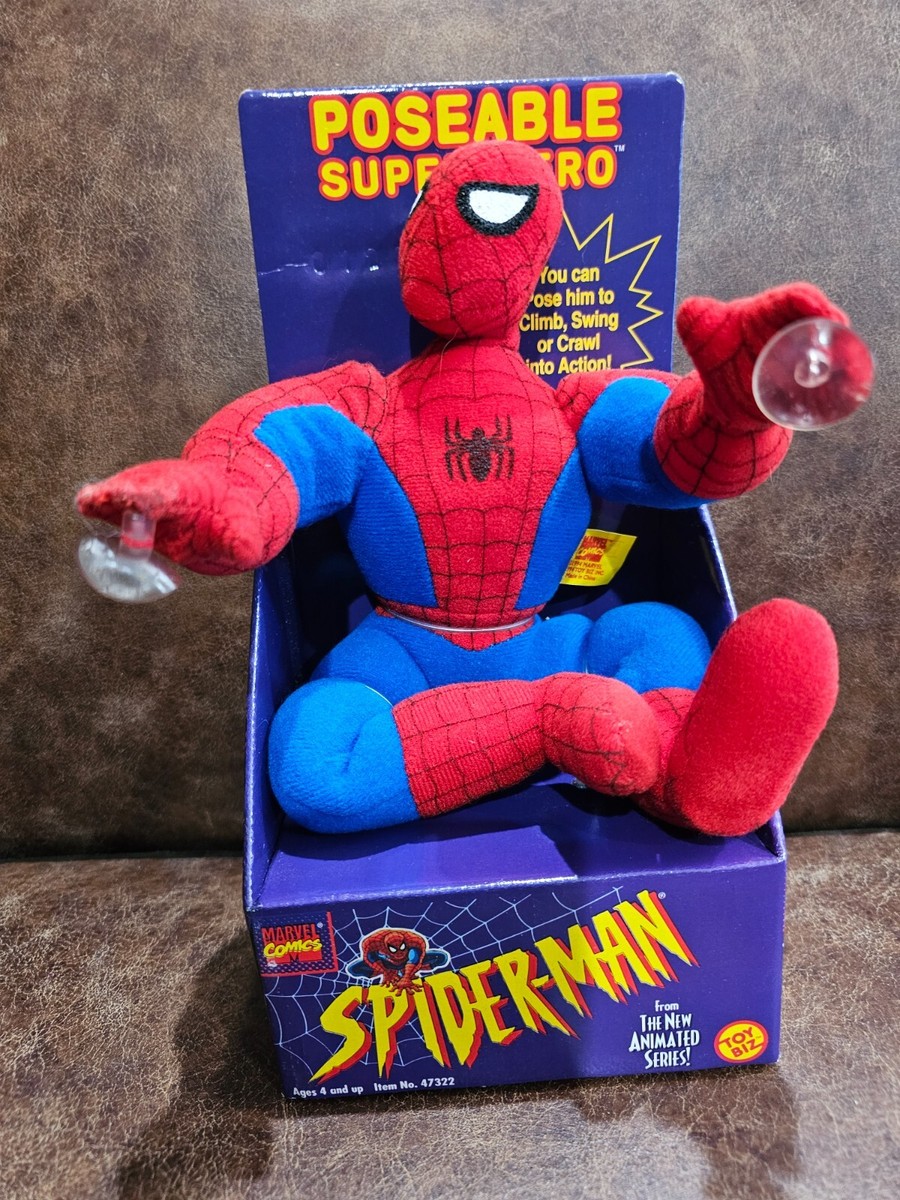 1994 Toy Biz Spider-Man Animated Series 20” Poseable Super Hero | eBay