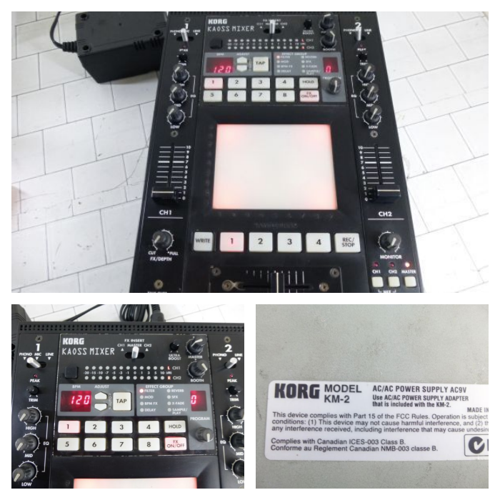 KORG KAOSS MIXER KM-2 コルグ DJミキサー KORG KM-2 DJ Kaoss Mixer