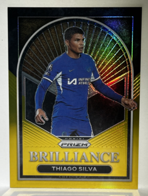 panini prizm Qatar gold Thiago 01/10 サイン panini prizm Qatar