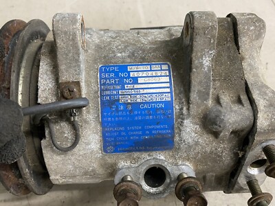 1984-86 Nissan 300ZX OEM Z31 NA AC Compressor Hitachi MJS170 6AA